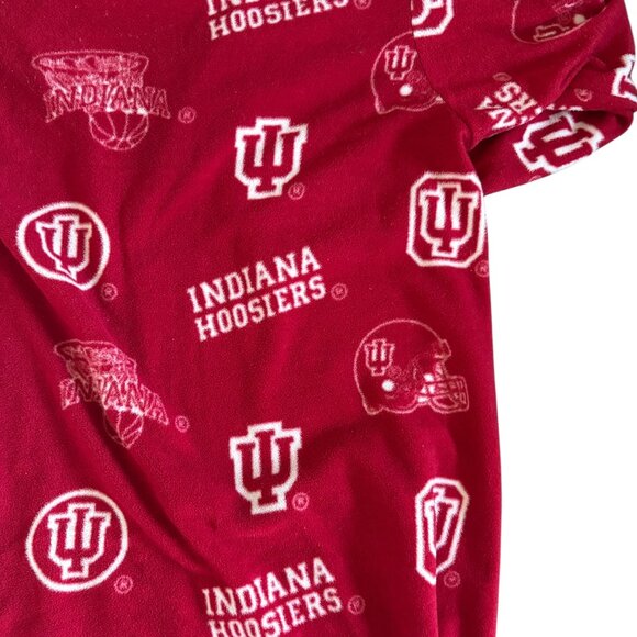 Indiana Hoosiers NCAA Collegiate Snuggle Robe S-M One Size Soft Fleece - Picture 5 of 8